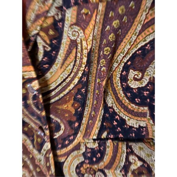View collection, women’s paisley, print, fully lined blazer/jacket size 10 - Picture 3 of 5